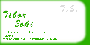 tibor soki business card